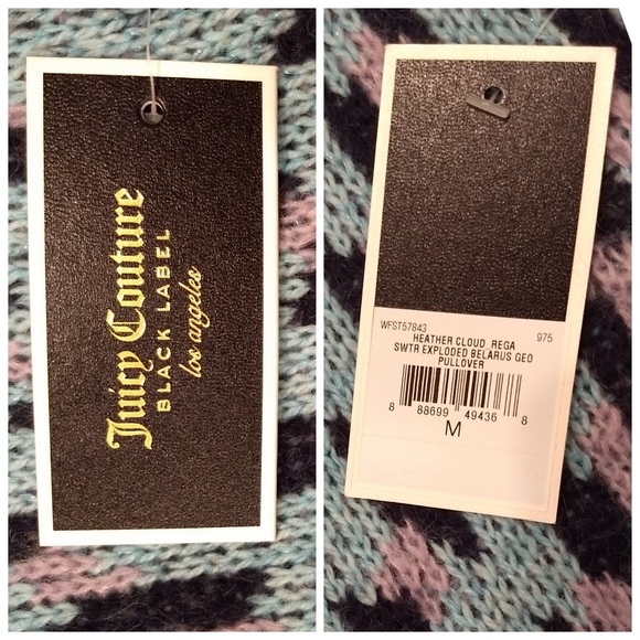 Juicy Couture Exploded Belarus Geo Pullover - Picture 7 of 8